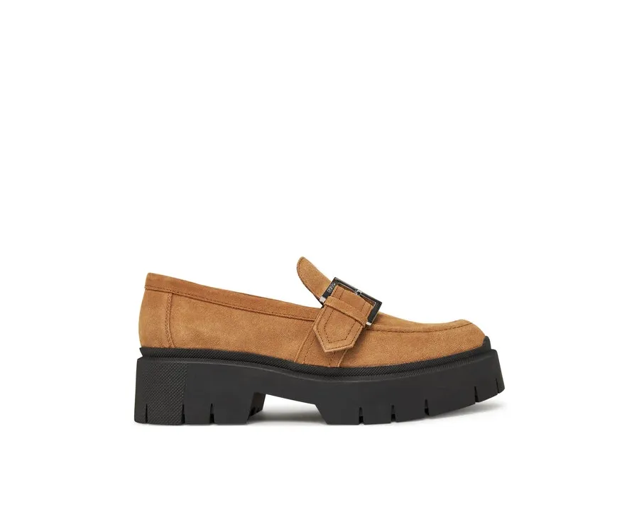 obrazek 1 HUGO Loafersy 50541731 Beżowy