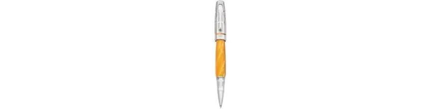obrazek 1 Rollerball Pen Miya Argento Yellow Celluloid Montegrappa