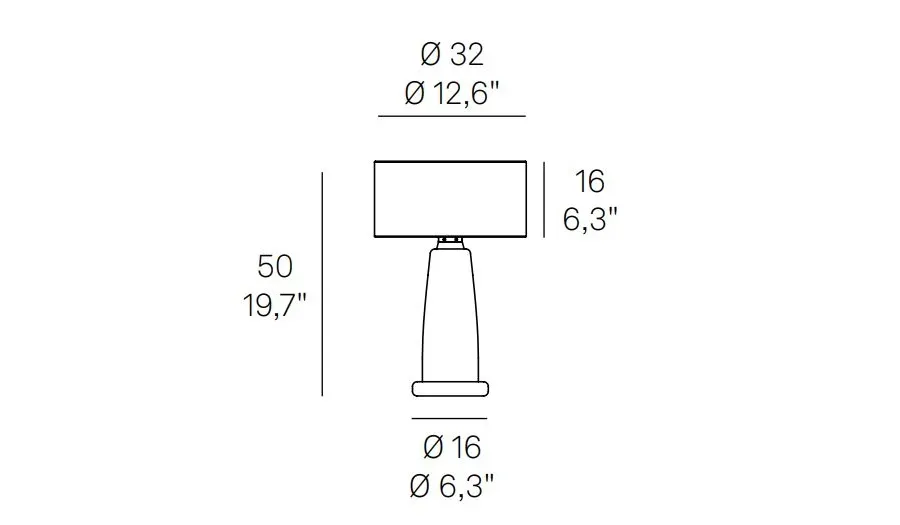 obrazek 3 Unikalna lampa stołowa Perle z Włoch