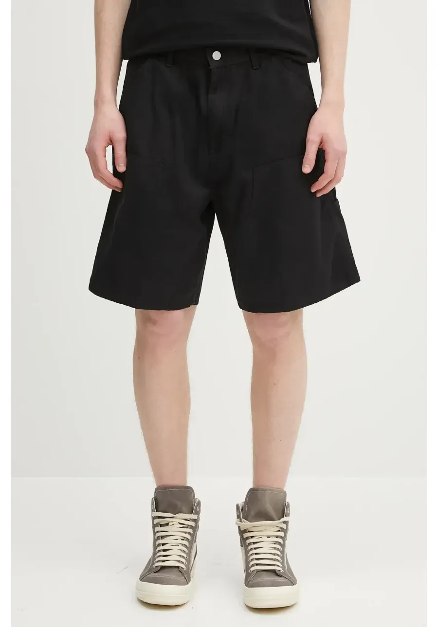 obrazek 1 Carhartt WIP szorty bawełniane Double Knee Short męskie kolor czarny I034794.8902