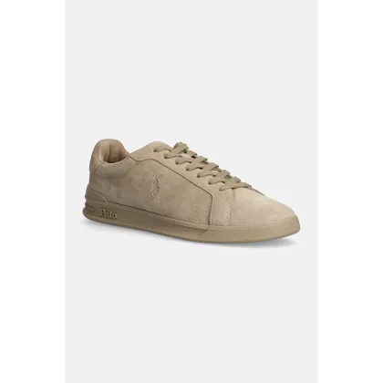 Zdjęcie Polo Ralph Lauren sneakersy zamszowe Hrt Ct II kolor beżowy 809877601001