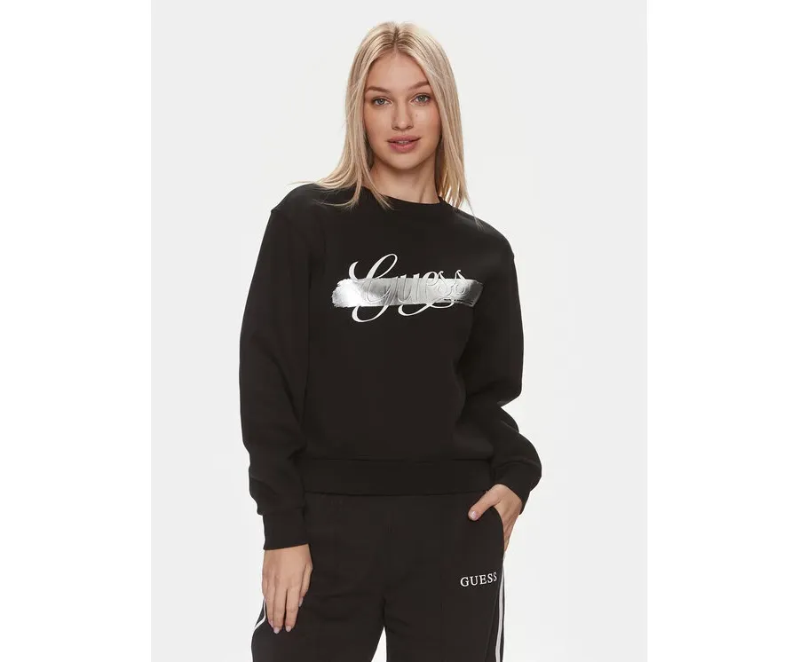 obrazek 1 Guess Bluza W4RQ15 K9Z21 Czarny Regular Fit