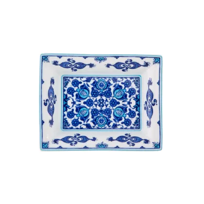 Zdjęcie Stylowa porcelanowa taca Cascais z motywem pochodzącym z osmańskiej Turcji - Vista Alegre