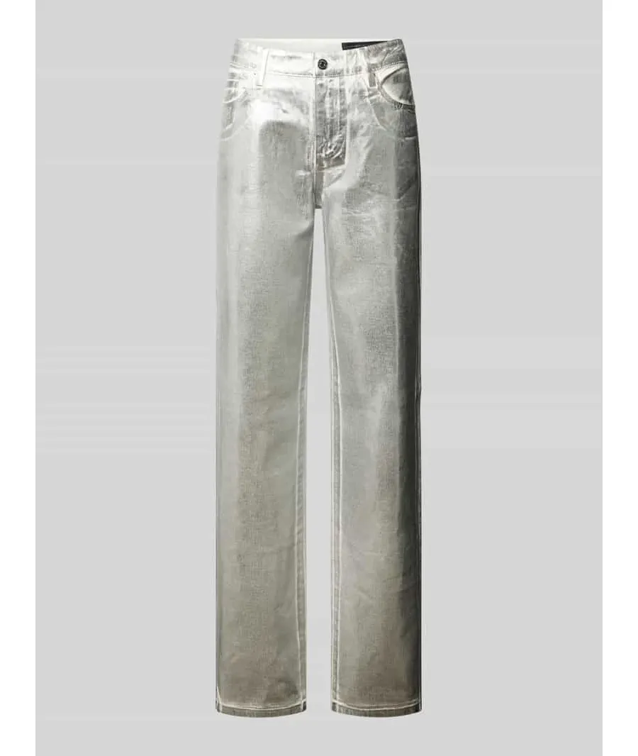 obrazek 1 Armani Exchange Spodnie materiałowe XW000056 AF10836 M8047 Srebrny Relaxed Fit