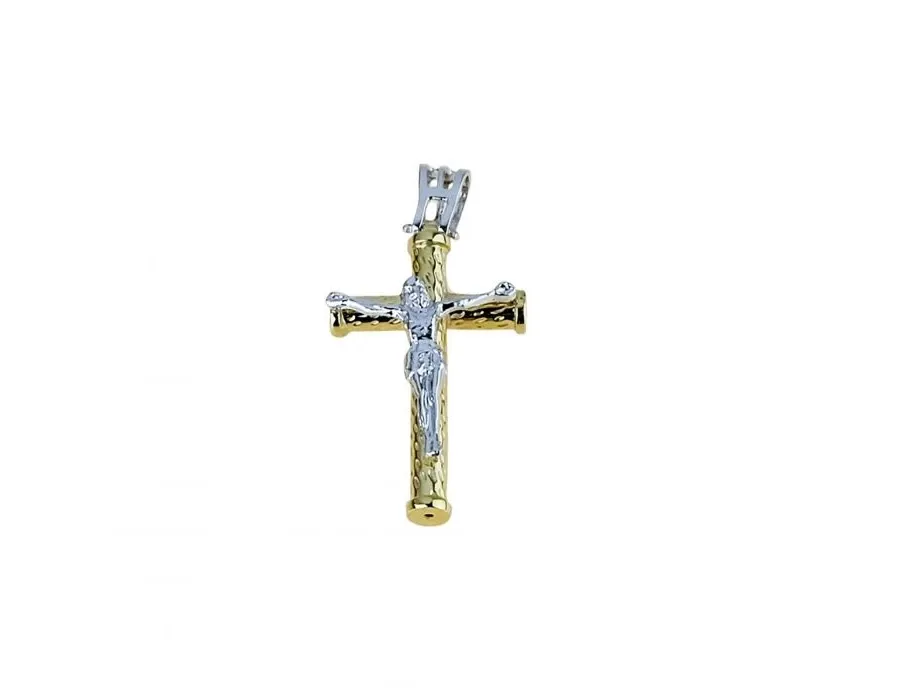 obrazek 1 Cukowny okrągły krzyż o wymiarach 30X12mm.