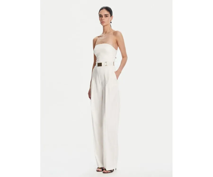 obrazek 1 Elisabetta Franchi Kombinezon TU05152E2 100 Écru Regular Fit