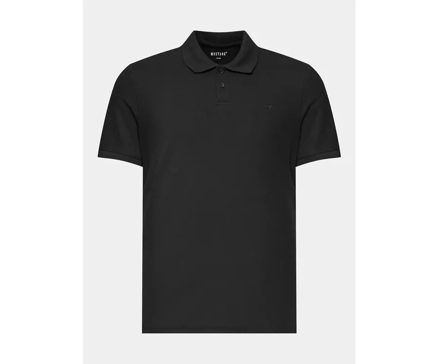 obrazek 1 Mustang Polo Palco 1014694 Czarny Regular Fit