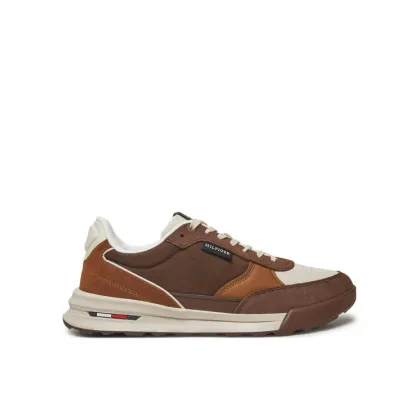 Zdjęcie Tommy Hilfiger Sneakersy Retro Runner Mix Rwb FM0FM05371 Brązowy
