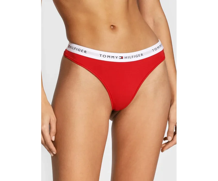 obrazek 1 Tommy Hilfiger Stringi UW0UW03835 Czerwony