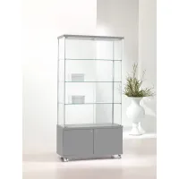 Zdjęcie Klasyczna duża wysoka witryna do sklepu lub butiku