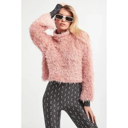 Zdjęcie Sweter damski futrzany ELISABETTA FRANCHI Elisabetta Franchi