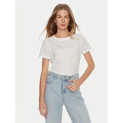 Zdjęcie Guess T-Shirt V3BI11 J1314 Biały Regular Fit