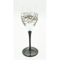 Picture An elegant set of 6 Montecarlo Jazz glasses from the Italian brand