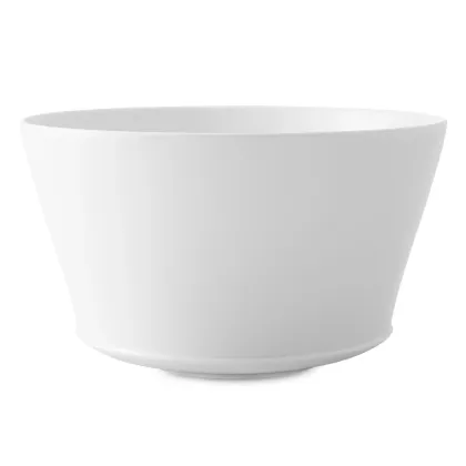 Zdjęcie Klasyczna wysoka miska na sałatki z porcelany z unikatowej kolekcji Crown White - Vista Alegre