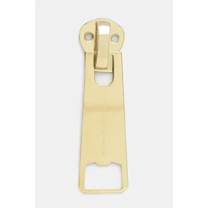 Zdjęcie Carhartt WIP otwieracz do butelek Zip Bottle Opener kolor złoty I034915