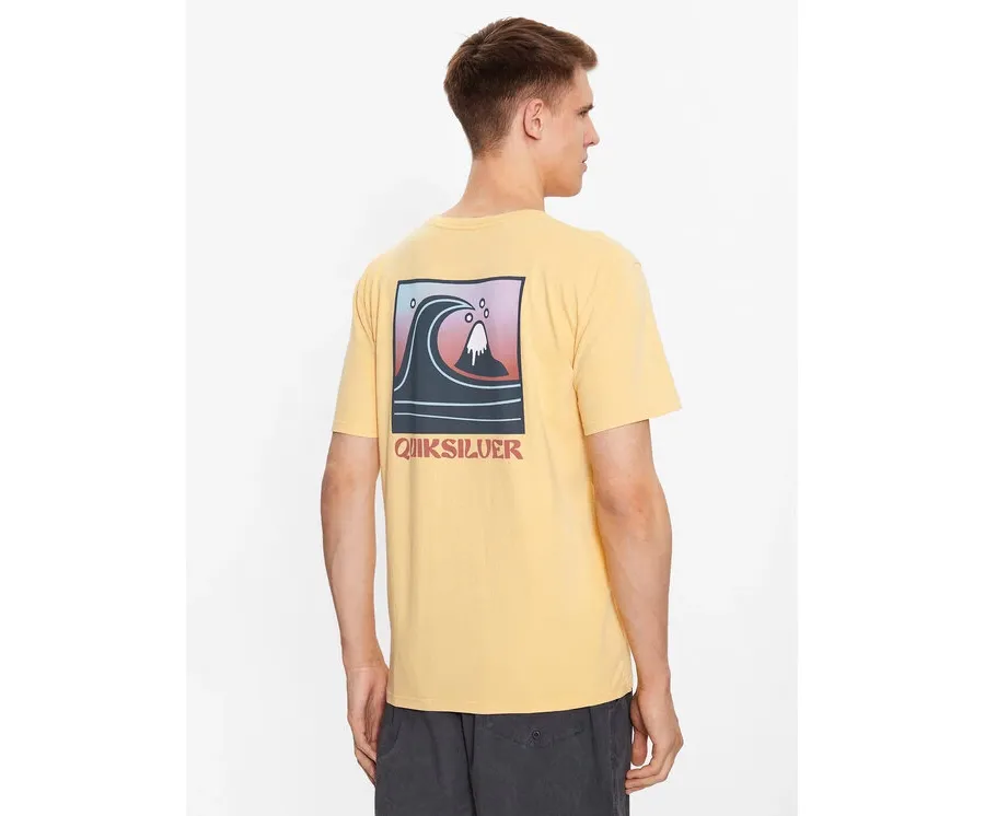 obrazek 1 Quiksilver T-Shirt Qs Bubble Stamp EQYZT07258 Żółty Regular Fit