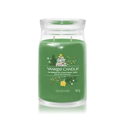 Zdjęcie Yankee Candle Shimmering Christmas Tree Signature Jar Świeca zapachowa 567 g