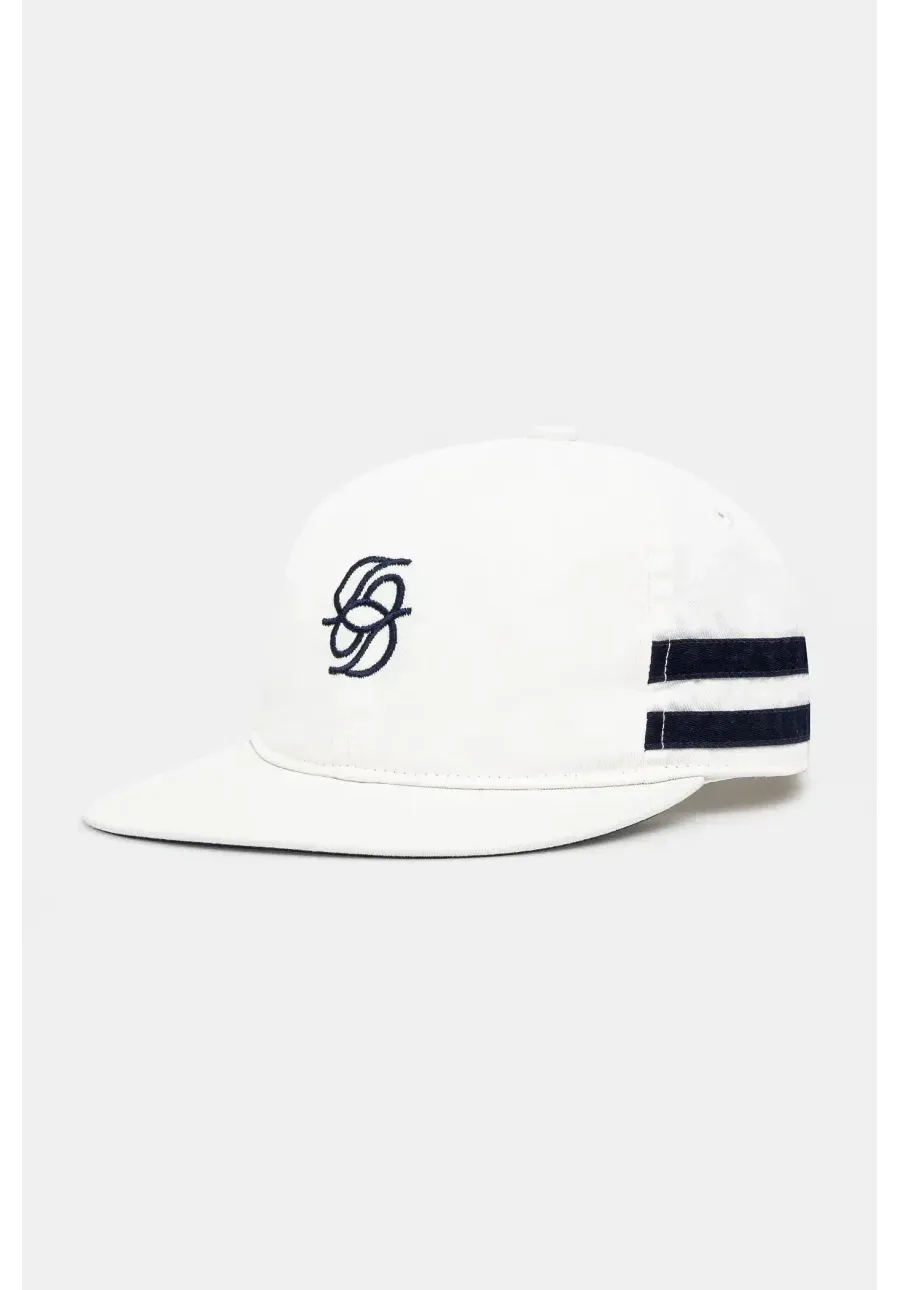 obrazek 1 Drôle de Monsieur czapka z daszkiem bawełniana La Casquette D Miroir kolor biały z aplikacją G-CP169-CO138-WT