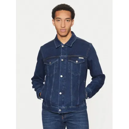Zdjęcie Calvin Klein Jeans Kurtka jeansowa J30J326553 Granatowy Straight Fit
