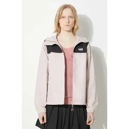 Zdjęcie Helly Hansen kurtka Vancouver Rain damska kolor różowy przejściowa 53587