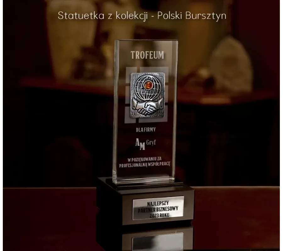 obrazek 3 Statuetka kryształowa dla biznesu z kolekcji  - 