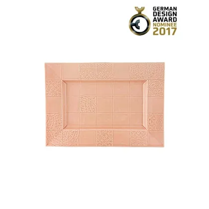 Zdjęcie Wiejska taca ceramiczna idealna do serwowania jedzenia - Bordallo Pinheiro