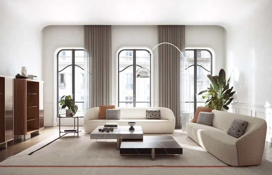 obrazek 5 Prestiżowa sofa do salonu w stylu modernistycznym - prosto z Włoch