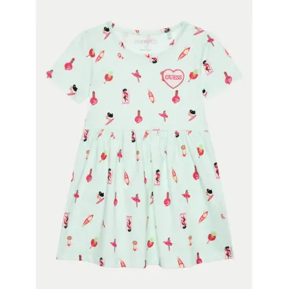 Zdjęcie Guess Sukienka codzienna K4GK36 K6YW3 Zielony Regular Fit