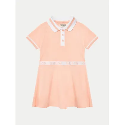 Zdjęcie Guess Sukienka codzienna K5RK12 K7O64 Pomarańczowy Regular Fit