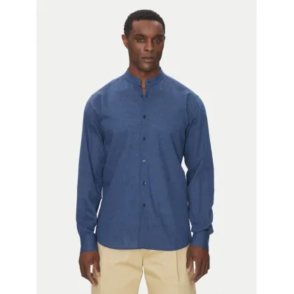 Zdjęcie KARL LAGERFELD Koszula 605035 552627 Granatowy Regular Fit