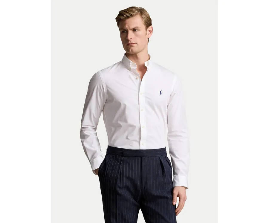 obrazek 1 Polo Ralph Lauren Koszula 710928254002 Biały Slim Fit