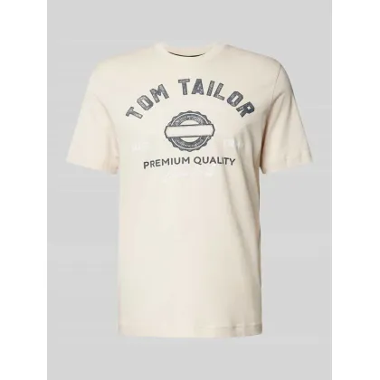 Zdjęcie T-shirt z nadrukiem ze sloganem