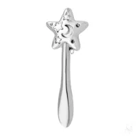 Zdjęcie Grzechotka ze srebra dla niemowląt o kształcie pięknej gwiazdki - Zaramella Argenti