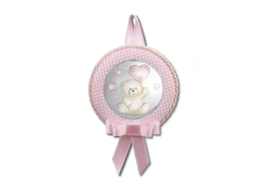 obrazek 1 Stylowy klips - zawieszka zdobiona misiem w kolorze niebieskim