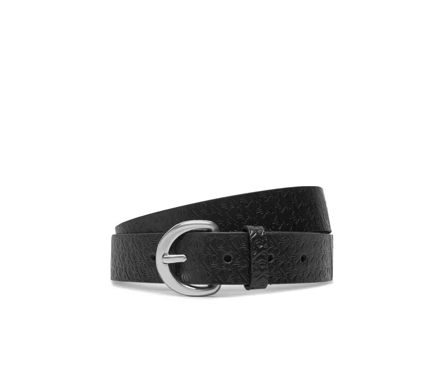 obrazek 1 Calvin Klein Pasek Damski Classic Buckle Aop 30Mm LV04K7019G Czarny