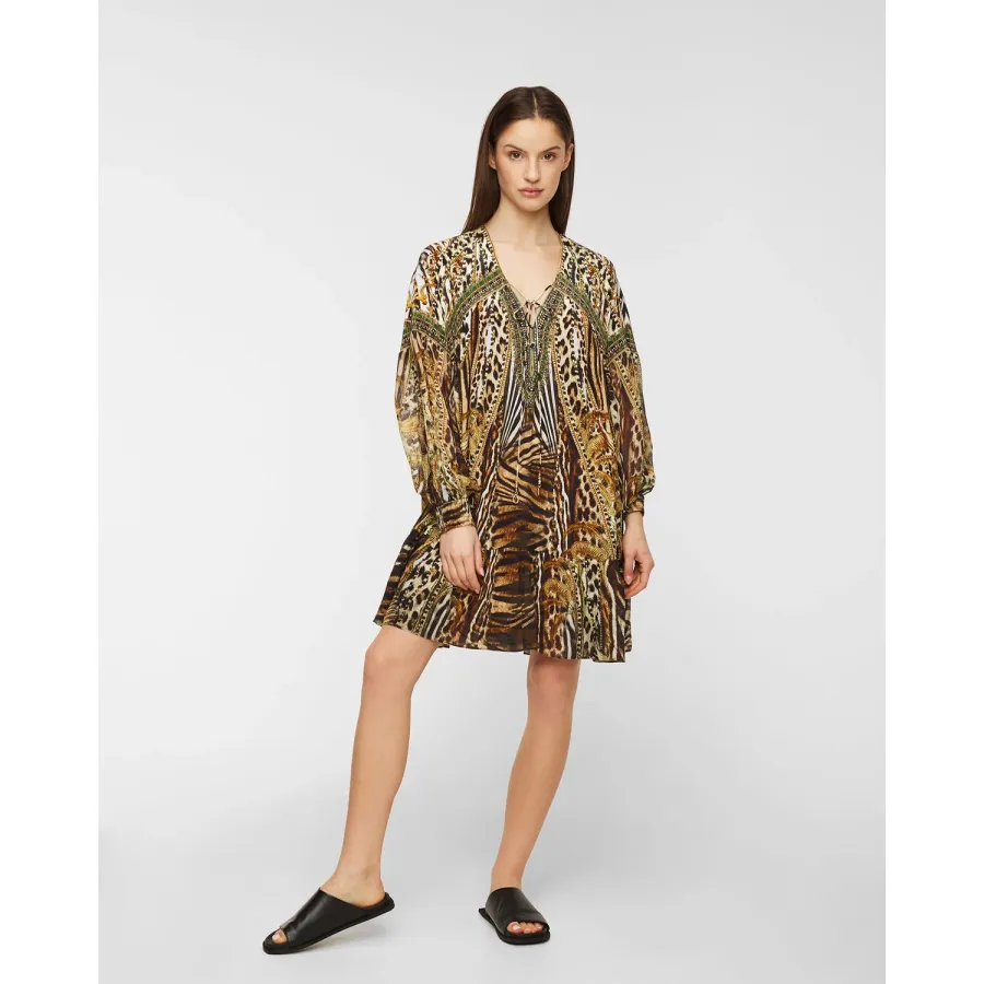 obrazek 1 Sukienka Jedwabna Camilla Berkeley St After Dark Gathered Yoke