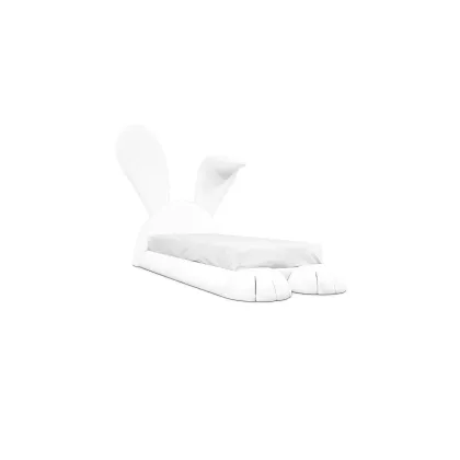 Picture Luxurious white rabbit bed for a child