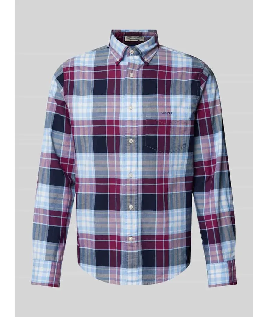 obrazek 1 Koszula casualowa o kroju regular fit z wyhaftowanym logo
