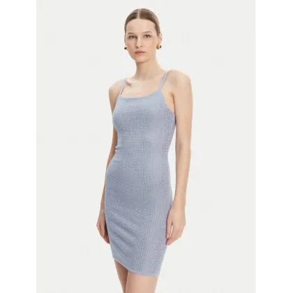 Zdjęcie Guess Sukienka dzianinowa W5GK45 Z3MN2 Niebieski Regular Fit