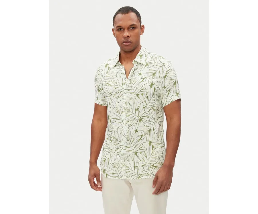 obrazek 1 Guess Koszula M5GH75 WD4Z2 Biały Slim Fit