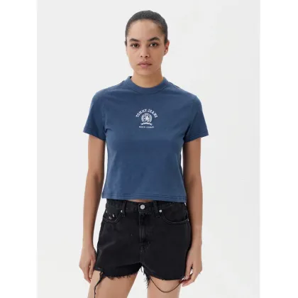 Zdjęcie Tommy Jeans T-Shirt Varsity DW0DW20317 Granatowy Regular Fit