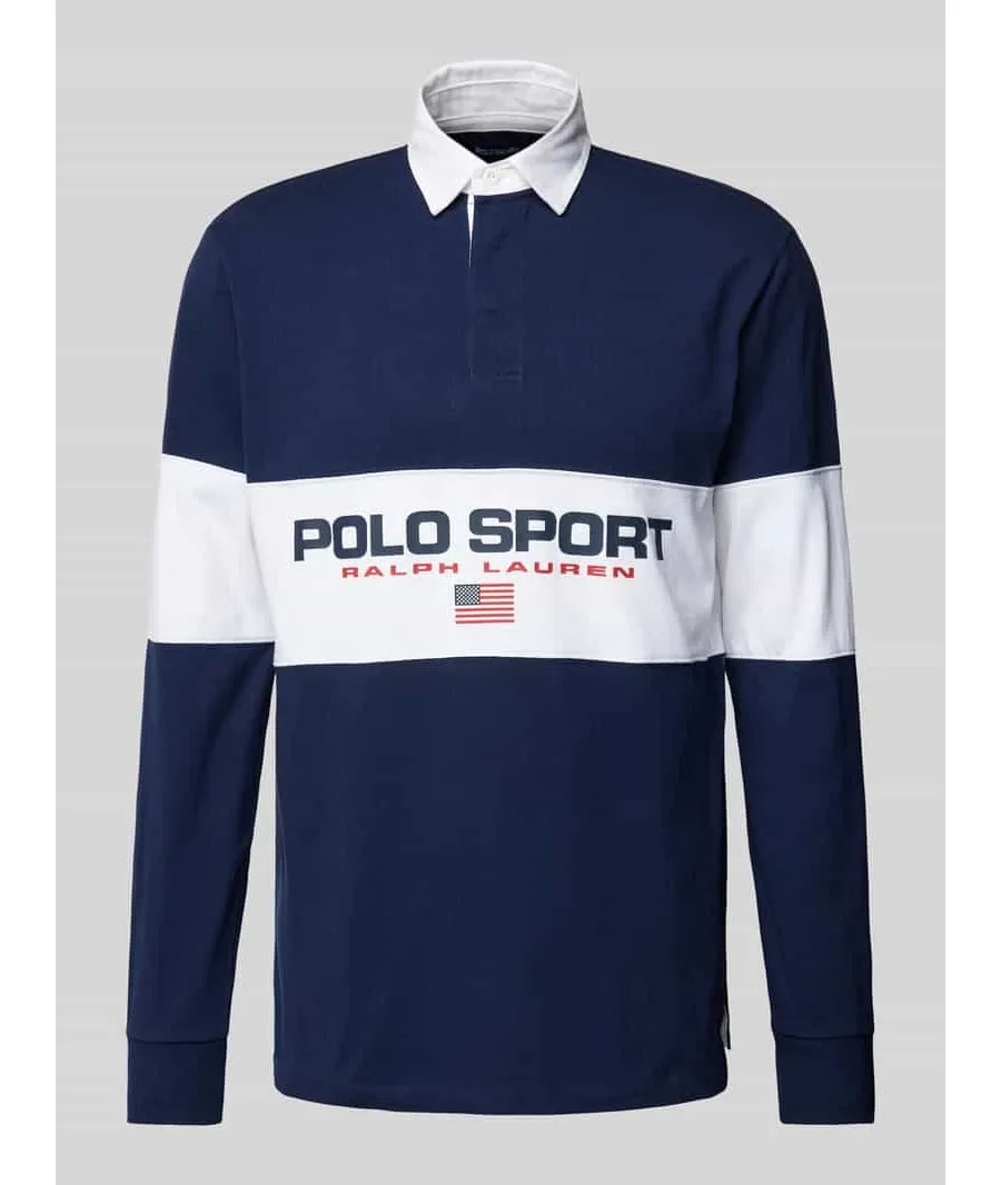 obrazek 1 Koszulka polo o kroju classic fit z nadrukiem z logo