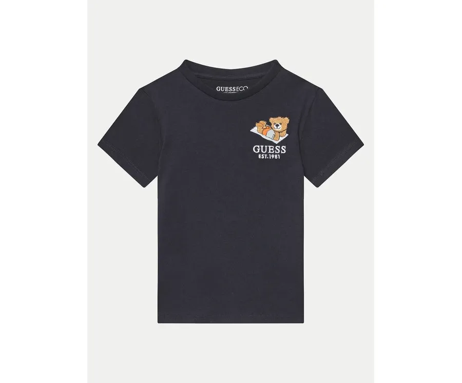 obrazek 1 Guess T-Shirt N5GI08 K8HM4 Niebieski Regular Fit
