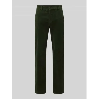 Zdjęcie Spodnie sztruksowe o kroju regular fit z bawełny ekologicznej