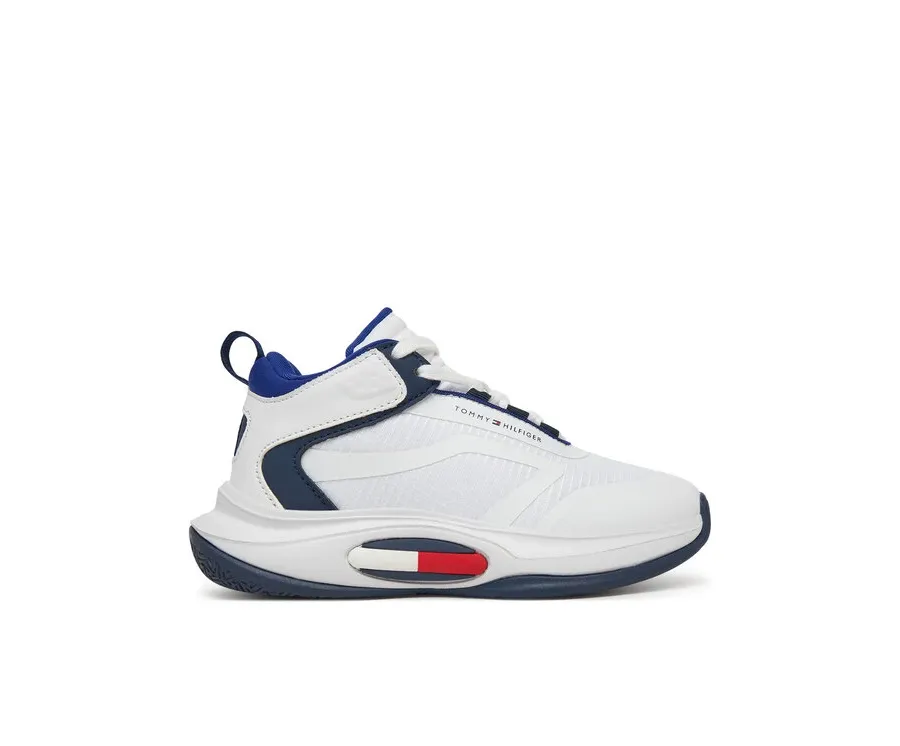 obrazek 1 Tommy Hilfiger Sneakersy Low Cut Lace-Up T3B9-33884-1695 Biały