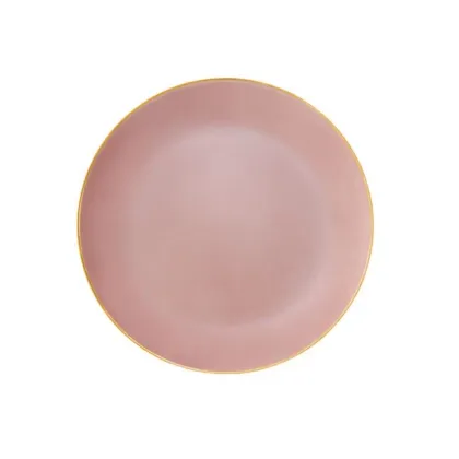 Zdjęcie Ręcznie wykonany talerz z porcelany na chleb 16 cm
