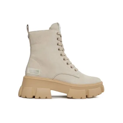 Zdjęcie Steve Madden Trapery Tanker Bootie SM11001261 SM11001261-846 Beżowy