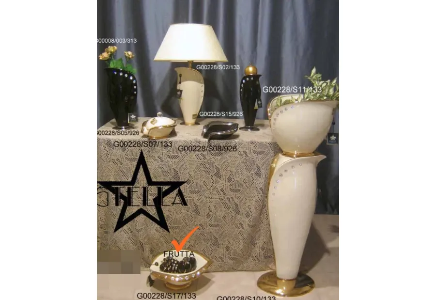 obrazek 1 Solidna ceramiczna miska na owoce w kolorze beżu