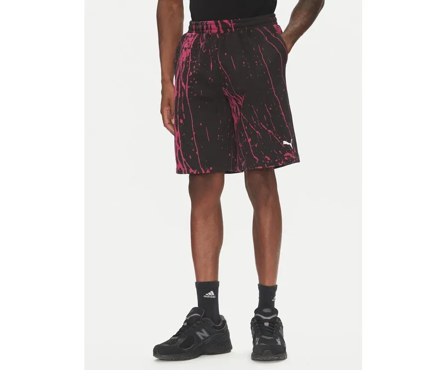 obrazek 1 Puma Szorty sportowe F1 Color Splash 630171 Czarny Relaxed Fit