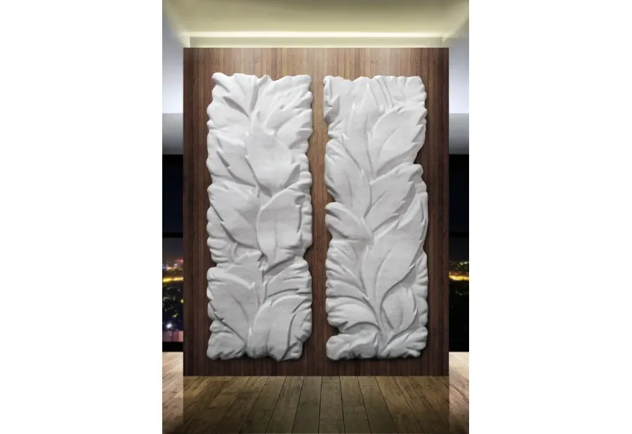 picture 3 Representative white lacquered wall panels - Karpa